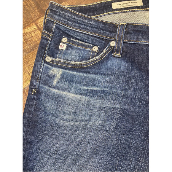 AG Adriano Golschmied Skinny Jeans Womens Legging Ankle Mid Rise Distressed 26 - Picture 11 of 13